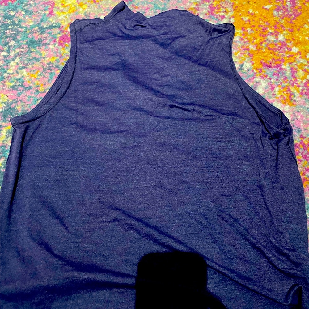 Lululemon backless mock neck tank
